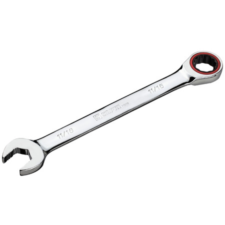 CAPRI TOOLS 100-Tooth 11/16 in Ratcheting Combination Wrench CP11609